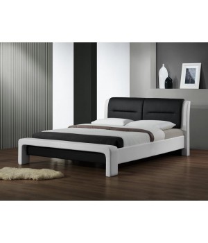 CASSANDRA bed color: white/black