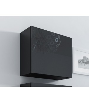 square full cabinet VIGO WITR. KWADRAT black/black
